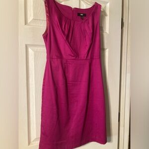 Mossimo Supply Co. Vibrant Pink Midi Dress